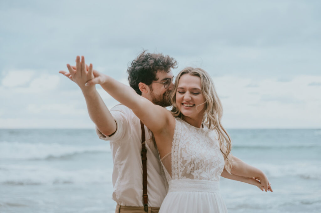 Maui Hawaii Koki Beach Elopement Destination Wedding