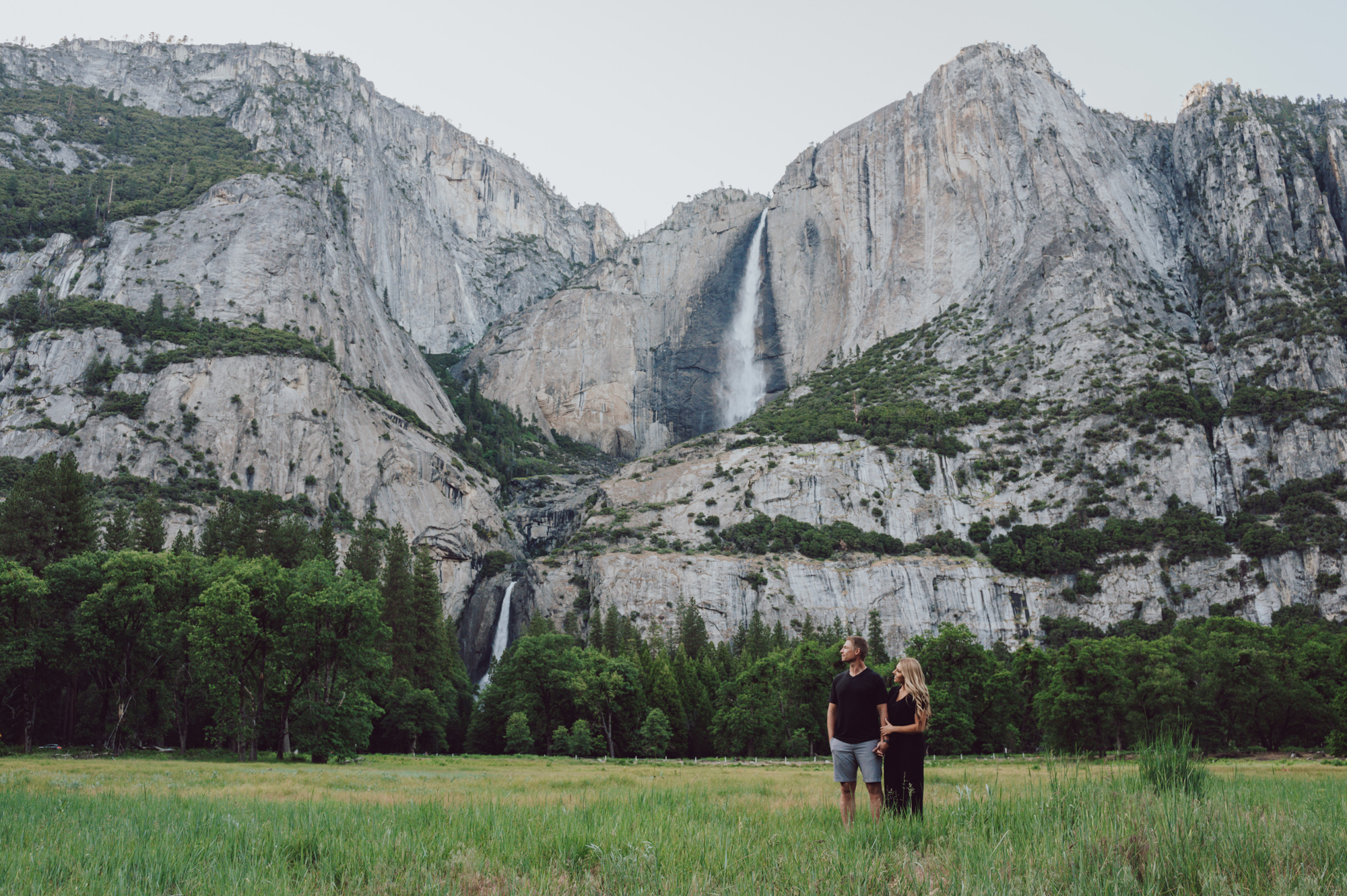 cooks meadow yosemite falls engagement and surprise proposal photography