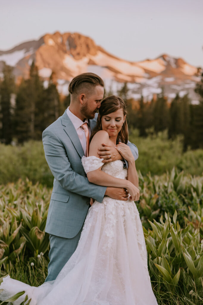 hope valley caples lake kirkwood mountain lake tahoe elopement wedding